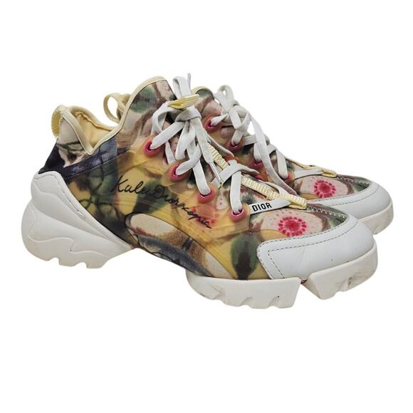 Christian Dior 40 D Connect Kaleidiorscopic Kaleidoscope Chunky Platform Sneaker - Picture 1 of 7